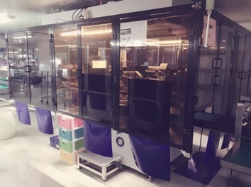 Inside factory

